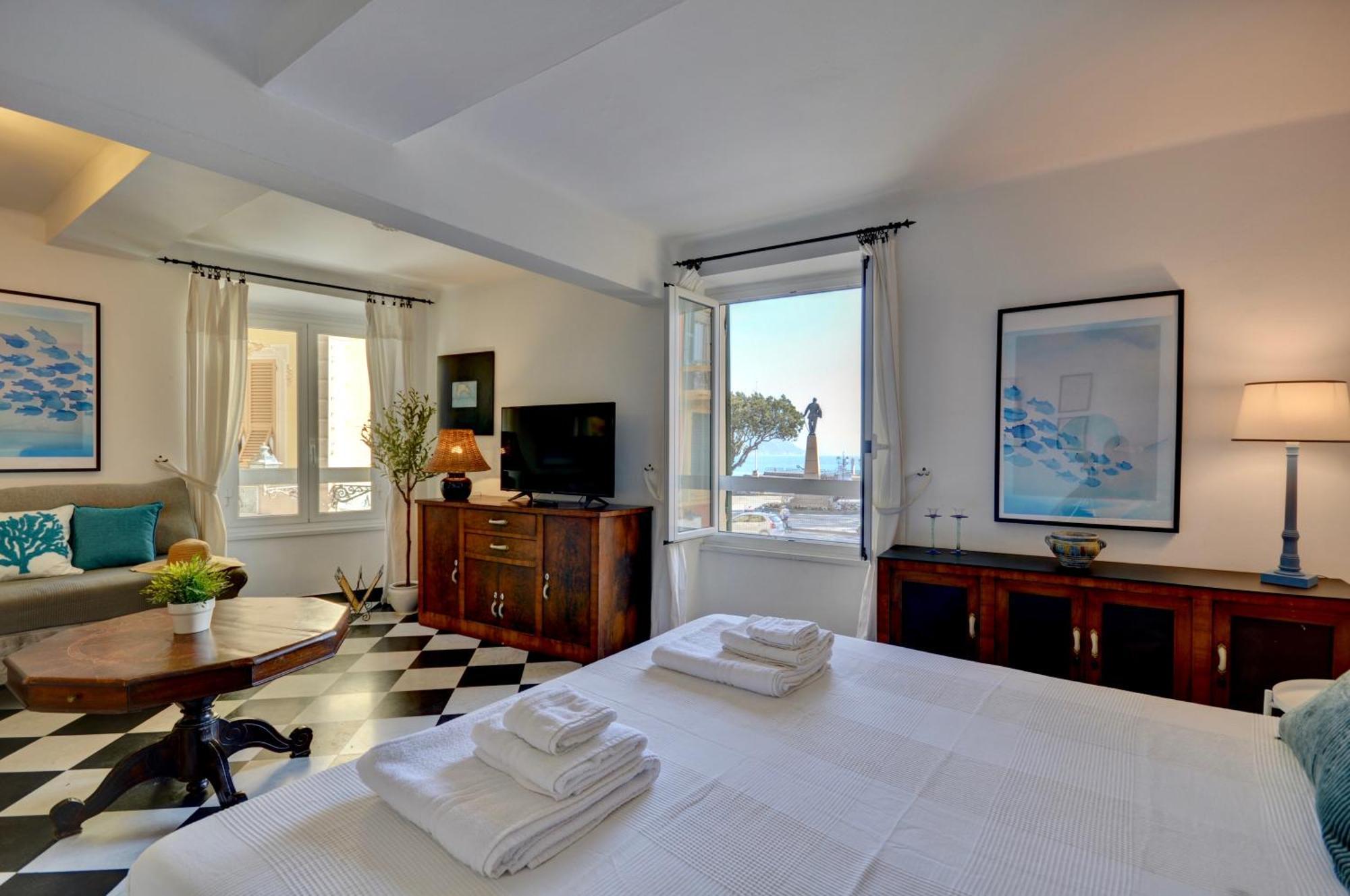 Balcony Sea View Apartment ซานตา มาร์เกอริตา ลีกูเร ภายนอก รูปภาพ